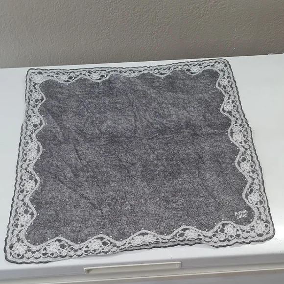 3for$15-Elegant Gray Handkerchief - Picture 7 of 8